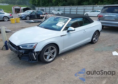 2018 Audi S5 3.0T Premium Plus z USA, uszkodzony, nr VIN WAU24GF50JN009209